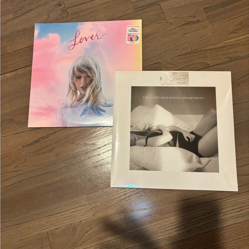 Two Brand New Taylor Swift Vinyls Lover Album and The Tortured Poets Department